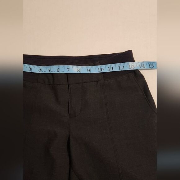 Athleta Work It City Wool Blend Pants Jogger Travel Dark Gray Size 2 - Picture 13 of 15